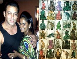 Salman Khan gifts his painting to baby sister Arpita Khan

Big heart, Salman Khanâ€™s generosity knows no bounds, especially when it comes to showering baby